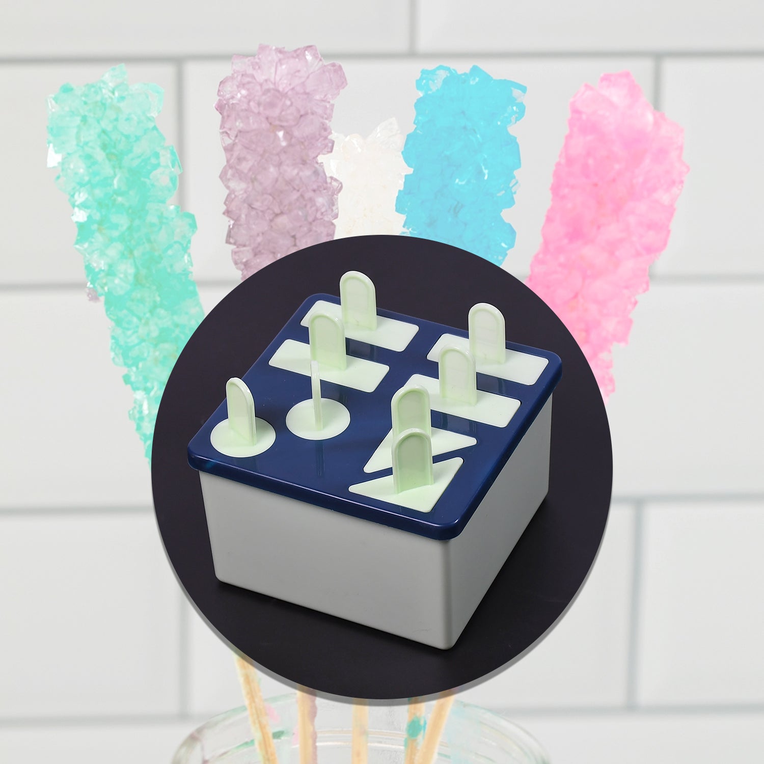 6311 Plastic Kulfi Mould, Kulfi Moulds 8 pcs Tray Ice Cream Mould Reusable Frozen Kulfi Maker Popsicle Sticks Lolly Ice Popsicle Candy Mould for Children (pista Color) DeoDap 6311 Plastic Kulfi Mould, Kulfi Moulds 8 pcs Tray Ice Cream Mould Reusable Frozen Kulfi Maker Popsicle Sticks Lolly Ice Popsicle Candy Mould for Children (pista Color) DeoDap